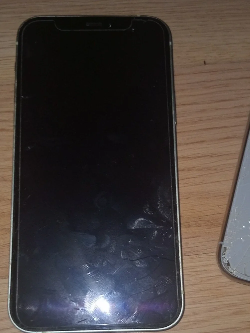 Iphone with Green Frame Parts